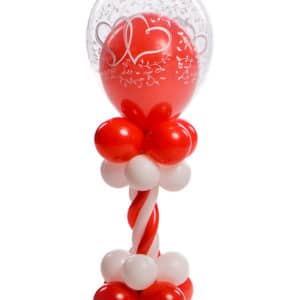 Ballonpilaar Mini deluxe bruiloft topballon 30 cm met ballon erin thema entwined hearts B2B Fotografie 18 01 18 13 26 40 300x300 - Mini Ballonpilaar